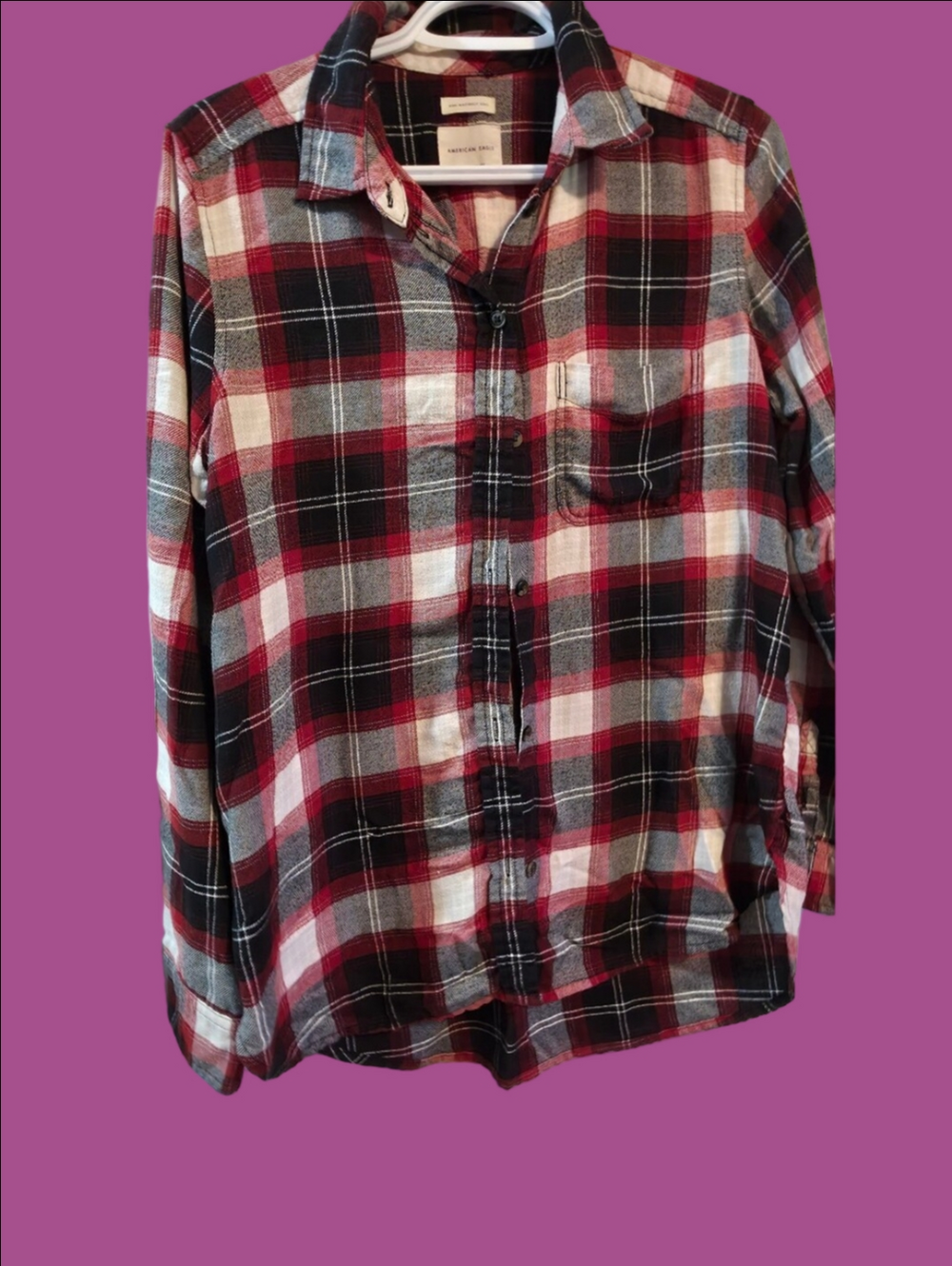 4/$67 Deal! American Eagle Plaid Shirt